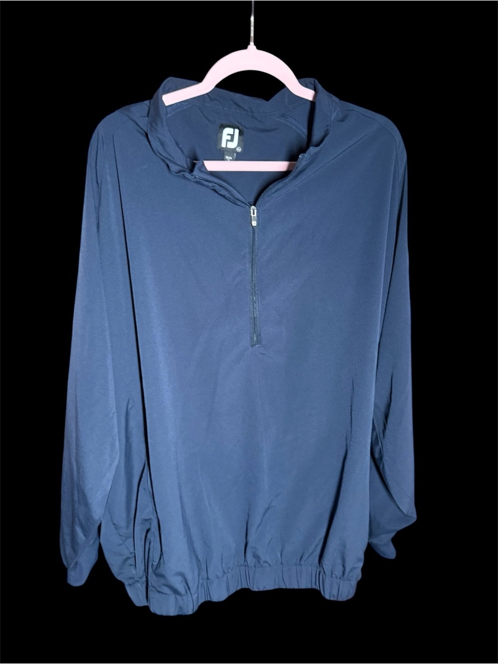 FootJoy FJ Quarter Zip Golf Pullover Blue XXXL Big & Tall Lightweight Jacket